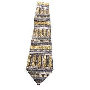 Daniel de‎ Fasson Blue & Gold  Silk Tie
